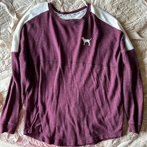 Love Pink Burgundy Sweater